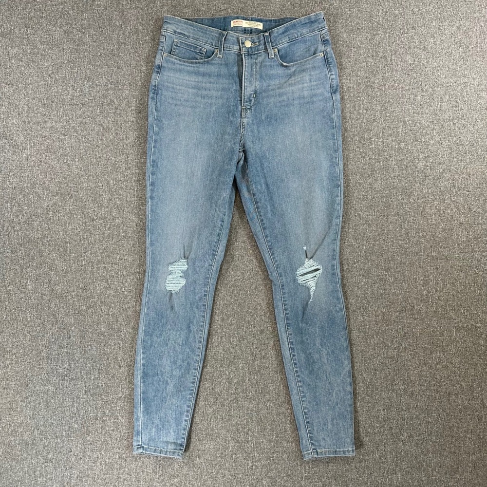 Signature by Levi Strauss Jeans Womens 10 Shaping High Rise Super Skinny Blue